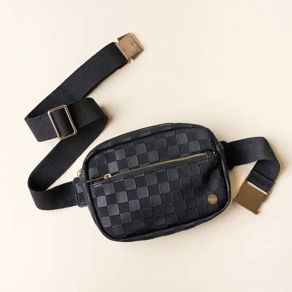 NEW THE DARLING EFFECT women's urban belt bag in black